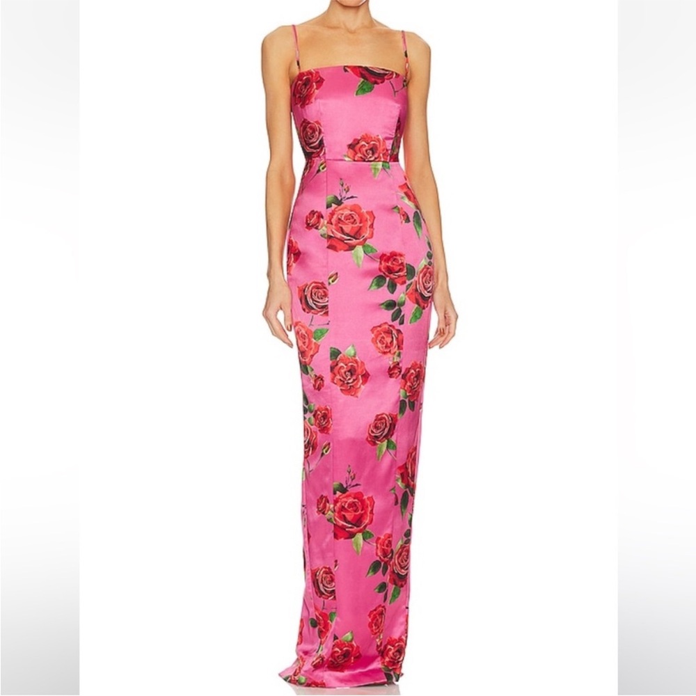 Sau Lee Sofia Dress in multi pink, tags on!